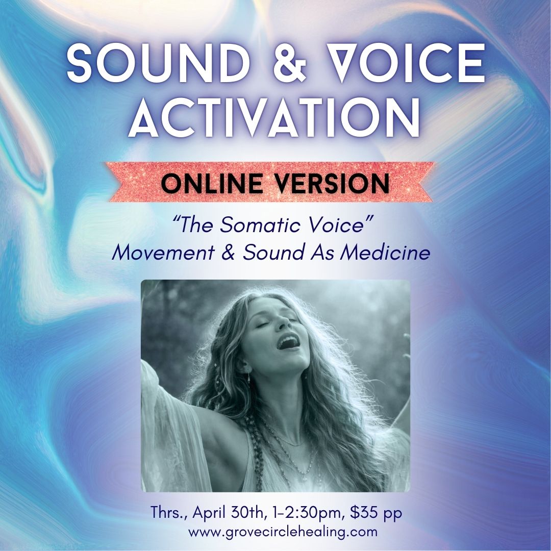 Sound and Voice Activation online event flyer